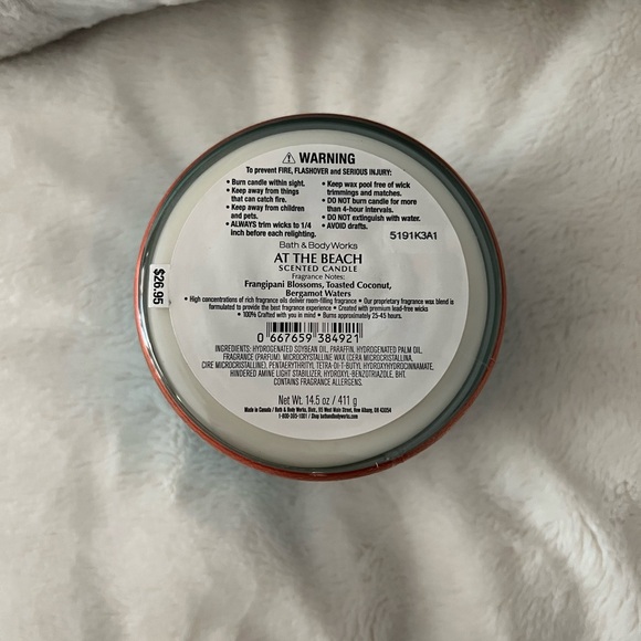 B&B Works At The Beach Candle NEW - Picture 4 of 5